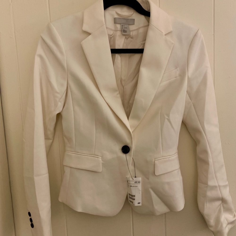 White H&M Blazer